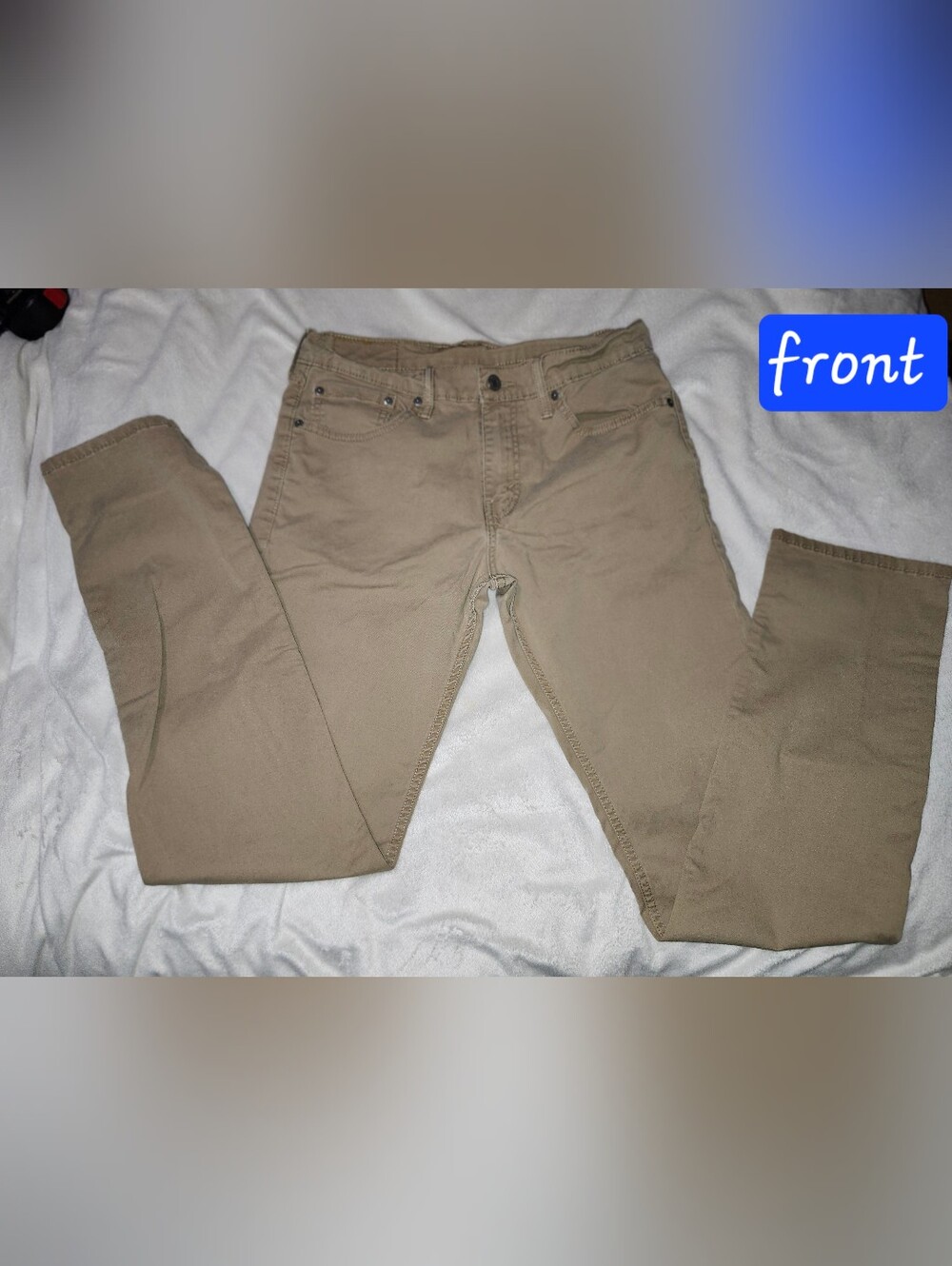 Men's Levi's 511 Slim Fit Jeans Size 32x34 - Tan Khaki
